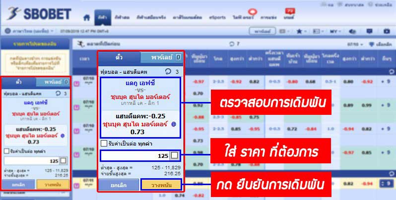 วิธีแทงบอลแต้มต่อรอง 